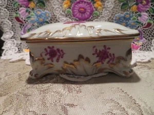 Herend Lovely CHINESE BOUQUET Trinket Box - Picture 1 of 4