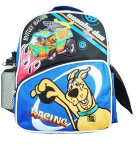 Sac à dos unisexe garçons filles Scooby Doo école de course 12 pouces sac à livre + bouteille d'eau - Photo 1/3
