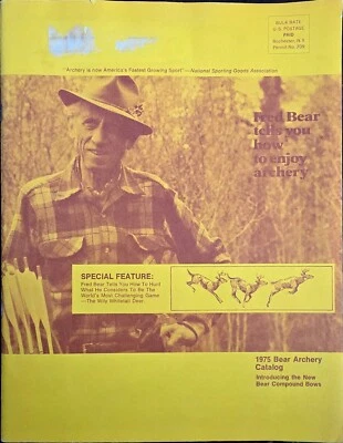 1975 Fred Bear Manufacturer Archery Catalog - Image 1 of 3