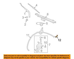 FORD OEM 10-14 Mustang Windshield Wiper Washer-Nozzle Spray Jet AR3Z17603A