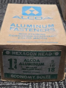 Pernos Alcoa Aluminio 5/16"x 1 3/4" 100 Piezas Nuevo en Caja. **TS - Imagen 1 de 2