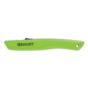 Westcott Safety Ceramic Blade Box Cutter, 6.15", Green - Picture 1 of 4