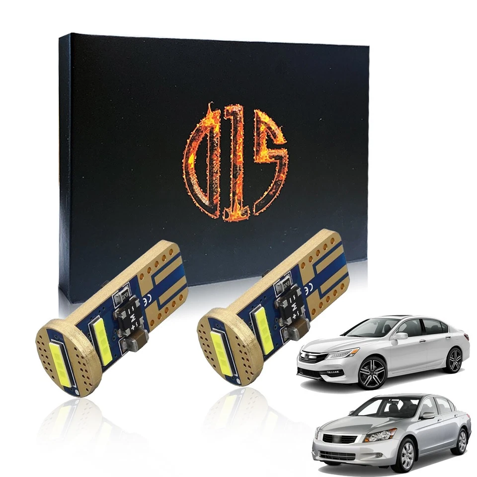 Bombilla de matrícula LED 1200LM blanca T10 194 para Honda Accord 1994-2017 Foto 1 de 4