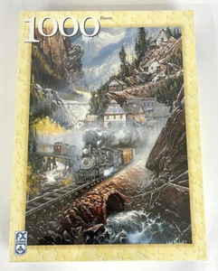 Vintage FX Schmidt Silver Belle Run 1000 pc. Puzzle Sealed New 1995 - Picture 1 of 3