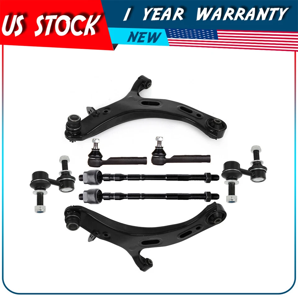 Front Lower Control Arm Ball Joints Tie Rod End For 2010-2014 Subaru Outback - Image 1 of 4