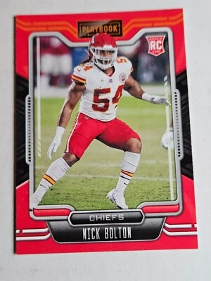 Nick Bolton - 2021 Playbook Orange Rookie Card - Image 1 of 2