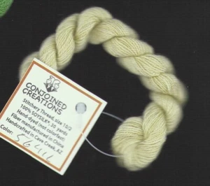 Silk Hand-Dyed Thread 30 Yd Conjoined Creations Lt Green 5641L Cross Stitch - Picture 1 of 2