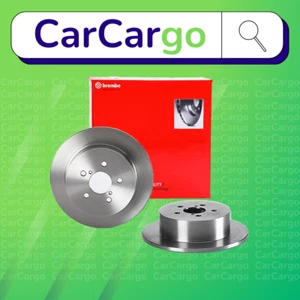 Brembo Solid Rear Brake Discs Pair For Subaru Outback 2.5 AWD 2003-2009 274 mm - Picture 1 of 9