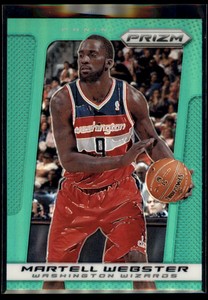 Martell Webster 2013-14 Panini Prizm #90 Green Prizm Washington Wizards