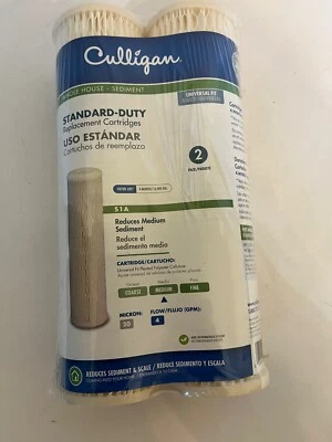 2 Pack Culligan Replacement Cartridge S1A Standard Duty Universal Fit Filter - Image 1 of 2
