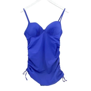 Assets by Spanx Swim Dress size medium blue cruise beach one piece slimming - Picture 1 of 10