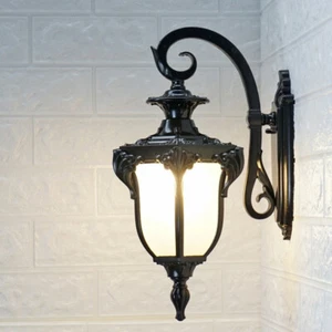 Outdoor Wall Light Home Wall Sconce Kitchen Wall Lighting Garden Black Wall Lamp - Picture 1 of 7