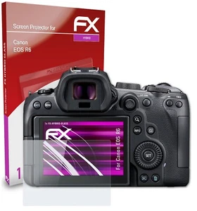 atFoliX Verre film protecteur pour Canon EOS R6 9H Hybride-Verre - Photo 1 sur 5