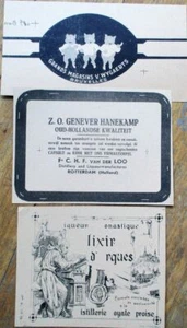 THREE Printer's Proof 1930s Bottle Labels - Pigs, Monk - Picture 1 of 1