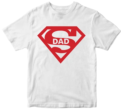 Super DAD T-shirt Father Super Hero Comics Movie Fictional Character Gifts - Image 1 of 4