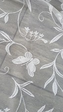 Butterfly White Net Curtains 