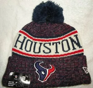 Houston Texans Beanie, New Era Sport Knit Beanie NFL On Field Sideline - Picture 1 of 3