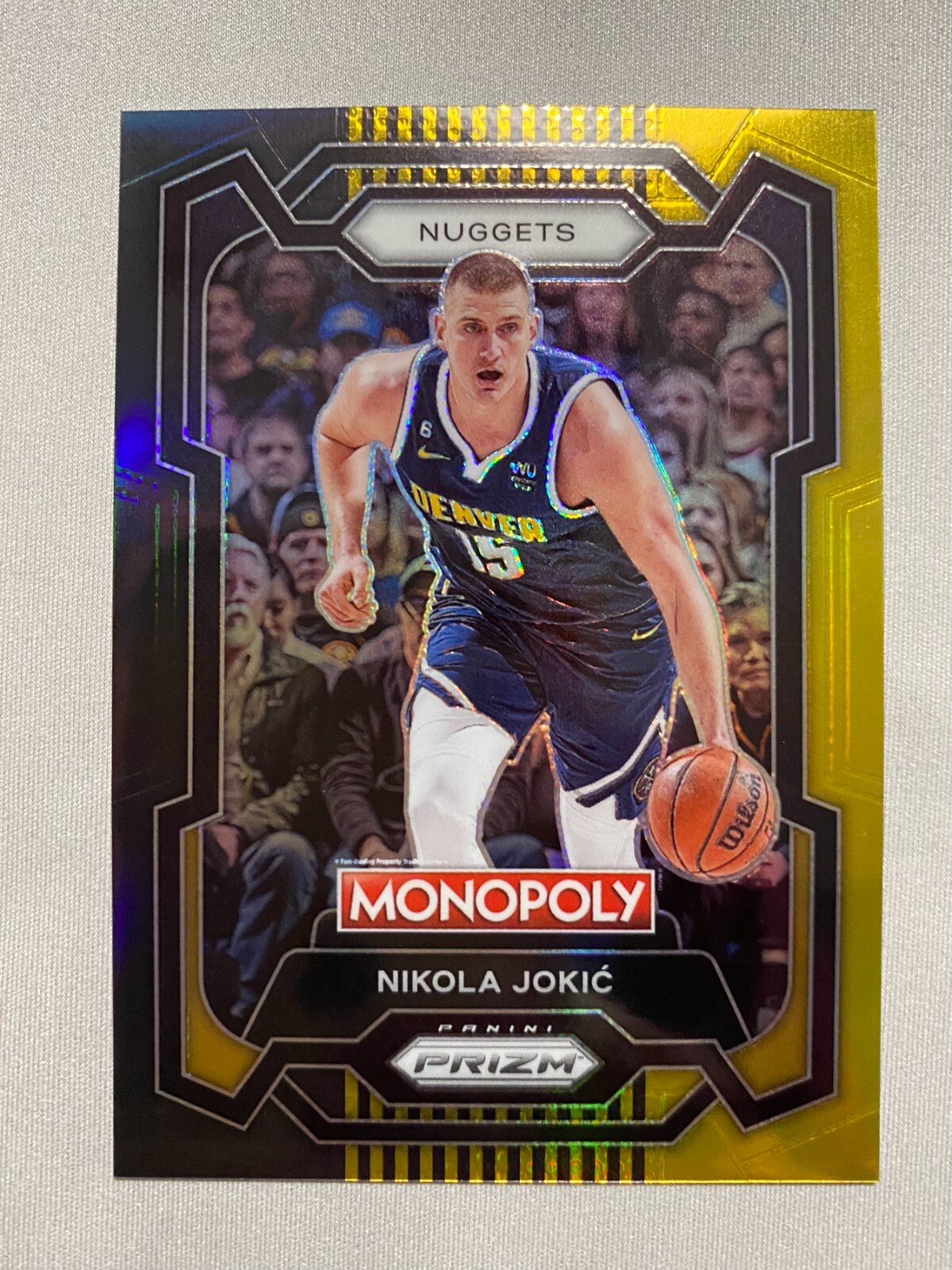 2023-24 Panini Prizm Monopoly Nikola Jokic BLACK GOLD Prizm 5 /5 Nuggets #1