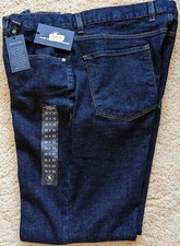 NEW HSM Hart Schaffner Marx 38 x 30 Straight Dark Rinse Denim Jeans