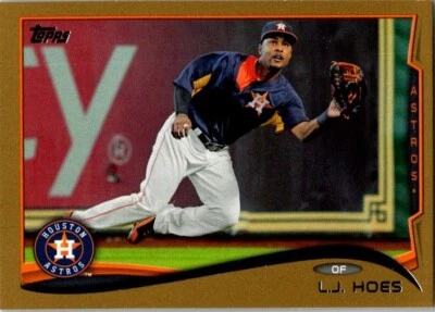 2014 Topps Gold #647 L.J. Hoes - Houston Astros /2014 - Image 1 of 2