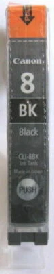 Canon CLI-8Bk Genuine Black Cartridge. New & Sealed. - Image 1 of 2