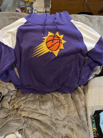 NBA PHOENIX SUNS- Purple Mens Logo Hoodie Sweatshirt Xxl Cover