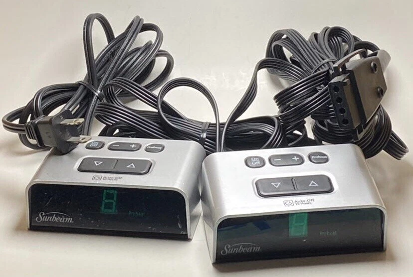 Controladores de regulación de calor manta eléctrica doble Sunbeam PAC-0531 estilo U85KQ Foto 1 de 1
