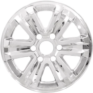 CHROME WHEEL SKIN SET 17" FOR 2015-2020 FORD F-150 - Picture 1 of 6