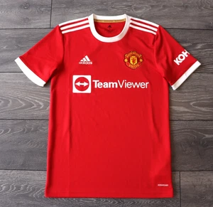 MAGLIA CALCIO UOMO S MANCHESTER UNITED HOME 2021/2022 ADIDAS ROSSO - Foto 1 di 9