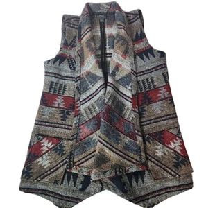 Nomadic Traders NTCO Weste Damen Gr. S Aztec Southwestern Wollmischung ärmellos - Bild 1 von 7