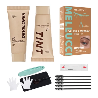 Brown Lash and Brow Color Kit Waterproof Eyelash Color with Natural Effects Gent - Image 1 of 4