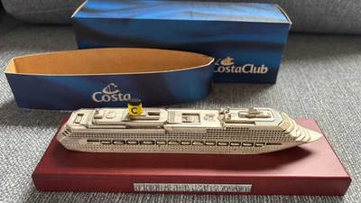 Schiffsmodell Costa Pacifica neu, OVp., Metall, 21 cm lang - Bild 1 von 4