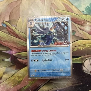 SEALED Pokemon TCG Scarlet and Violet Quaquaval Holo Build & Battle Promo deck - Picture 1 of 3