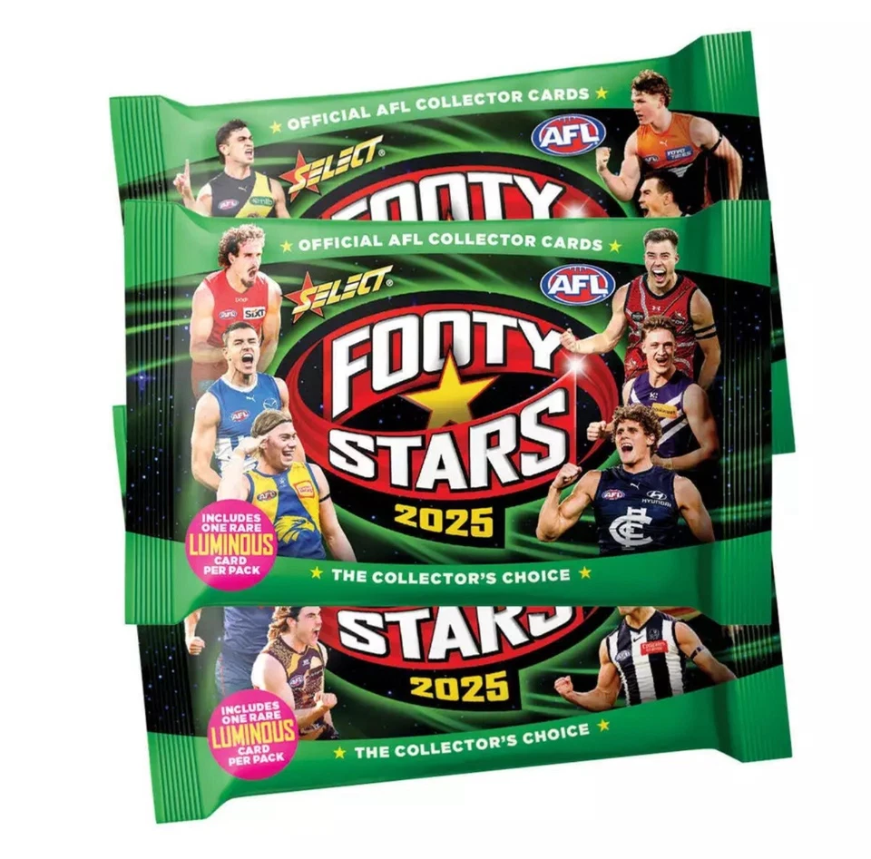 2025 AFL Footy Stars Cards Pack - image 1 of 1