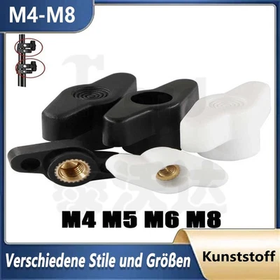 Flügelmutter Knebelmutter Rändelmutter Handmutter InnengewindeKlemmknopf Muttern - Bild 1 von 4