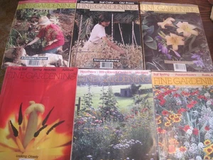 Taunton’s Fine Gardening Magazines 1988-1990 LOT OF 6 ISSUES-PREMIER ISSUE - Imagen 1 de 1