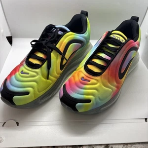 Nike Air Max 720 Tie Dye EUC Men's Size 8.5 New With Box Multi Color - Picture 1 of 14