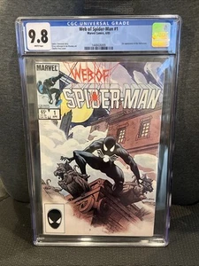 Web Of Spider-Man 1 CGC 9.8 Spiderman schwarz Kostüm - Bild 1 von 2