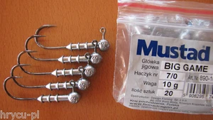 5 MUSTAD JIGKÖPFE GR. 7/0 - 10g FÜR KOPYTO ! - Foto 1 di 1