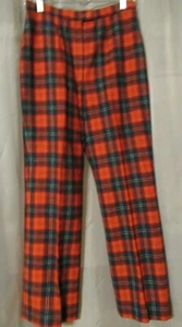 Pantalone Lennox Tartan Plaid Pendleton 100% Lana Tg 10 - Foto 1 di 4