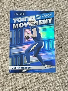 Justin Herbert 2022 Prestige Youth Movement #YM-16 (122/299) - Picture 1 of 2