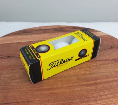 全新 Titleist NXT Distance Soft Feel Low Spin 标志 高尔夫球 3 球套 — 第 1/3 张图片