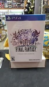 SEALED WORLD OF FINAL FANTASY COLLECTOR'S EDITION PS4 PLAYSTATION 4 VIDEO GAME - Picture 1 of 9