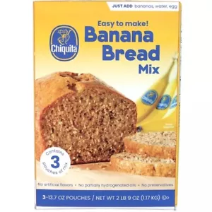 Chiquita Bananenbrotmischung (13,7 Unzen, 3er-Pack.) GROSSES WERT & SERVICE! - Bild 1 von 4