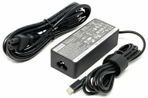 Lenovo 4X20M26268 USB Type C AC Adapter, 20V ,65W - Black