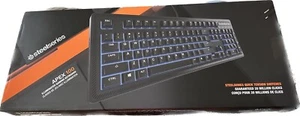 SteelSeries Apex 100 Gaming Keyboard Blue Backlit Fully Customisable PC/MAC - Picture 1 of 2