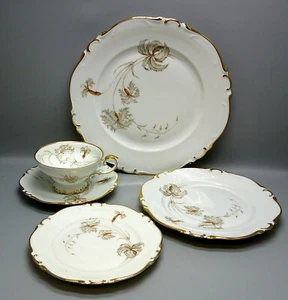 Heinrich H & Co DU BARRY 14 Piece Set Dinner Salad Bread Cup Saucer Fruit Bowl - Picture 1 of 2