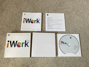 Apple Mac iWork 09 Pages Numbers Keynote DVD Software Computer Office Official - Picture 1 of 5