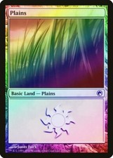 Plains (233) FOIL Scars of Mirrodin PLD Basic Land MAGIC MTG CARD ABUGames