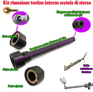 Kit per smontaggio o montaggio delle testine interne della scatola di sterzo, - Foto 1 di 7
